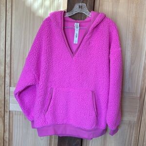 PINK Sherpa Hoodie
